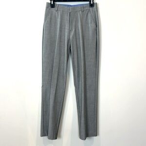 Izod Big Boy's Size 14 Regular Like New Gray Flat Front Suit Dress Pants